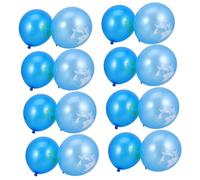 KICHOUSE 20 Pezzi fumetto della mappa palloncini azzurri Festa a tema globo palloncini per festa di compleanno decorazioni di Forniture palloncini matrimonio stampare palloncini