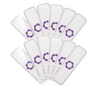 KICHOUSE 20 pezzi Schede Rilevazione Portatili Carte Indicatrici Raggi UV per Ambienti Domestici e Professionali Facili da Usare e Condividere Test Sicurezza Solare