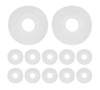 KICHOUSE 200 Pezzi Gommini Auricolari Silicone Morbido Trasparenti Ricambio Comfort Isolamento Acustico per Sport Corsa Ufficio Uso Quotidiano