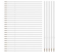 KICHOUSE 200 Pezzi strumenti di scrittura materiale scolastico forniture d'arte ricariche per penne a inchiostro Riempitura della penna sostitutiva Forniture per ufficio White