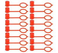 KICHOUSE 200 Pezzi Tappi Coprivite per Ingrassaggio in Plastica Rosso, Cappucci Protettivi Resistenti per Accessori Auto e Biciclette, Design Compatto per Tappi Olio
