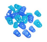 KICHOUSE 20pezzi Protezioni in Silicone Per Dita Della Chitarra Coperture Protettive Per Strumenti Adatte Per Chitarre e Guzheng Plettri Morbidi Per Migliorano La Tecnica