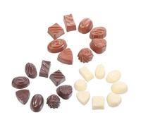 KICHOUSE 24 Cioccolato Simulato in PVC per Vetrine e Fotografia Decorazioni Uniche per Merchandising Visivo e Scuola Miniatura