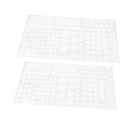 KICHOUSE 2fogli Adesivi Oscuranti Per Led Stickers Autoadesivi Per Dimming Su Router Tv e Apparecchi Elettronici Riduzione Per Confortevoli