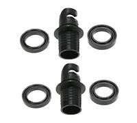 KICHOUSE 2Pezzi Adattatore Pompa Gonfiabile per Kayak e Tavole Paddle Accessori Resistente all Aria Facile Inflazione e Compatibile con Imbarcazioni