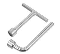 KICHOUSE 2pezzi Chiave Bussola Triangolare in Acciaio Inossidabile Per Sportello Ascensore Del Contatore Acqua Armadio Elettrico Resistente Alla Corrosione
