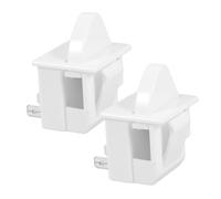 KICHOUSE 2pezzi Interruttore Frigorifero Piedi Normalmente Chiuso Sostituzione Pulsante Per Frigorifero Congelatore Interruttore Momentaneo