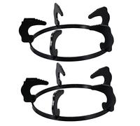 KICHOUSE 2pezzi Supporto Per Fornello Gas in Ghisa ø Portapadella Antiscivolo e Resistente Alte Temperature Adatto Per Wok Pentole e Padelle in Cucina