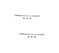 KICHOUSE 2sets Supporti Per Mensole Frigorifero Inossidabile Clip Di Sostegno Per Ripiani Congelatore Facile Da Installare Compatibile Con Frigoriferi Standard Con Chiusure