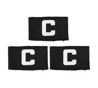 KICHOUSE 3 Pezzi Fasce Capitano Calcio Regolabili con Design Antiscivolo per Squadre Adulti e Bracciali Resistenti per Partite di Calcio e Basket