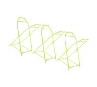 KICHOUSE 3 pezzi Supporto Portasacco Spazzatura da Esterno in PP Resistente Pieghevole e Compatto per Campeggio Giardino e Pulizie Domestiche Semplice da Usare e Salvaspazio