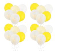 KICHOUSE 30 Pezzi Palloncini per Decorazioni Solari e Allegre Tema Girasole e Ape per Festa di Compleanno Resistenti e Facili da in a di Nastro