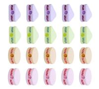 KICHOUSE 36 pezzi Temperamatite Manuale Mini Biscotto Kawaii per Portatile per Scuola e Ufficio Premio Studenti Design Creativo per Organizzazione e Uso in Viaggio