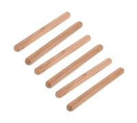 KICHOUSE 3paia Bacchette Per Percussione Legno Massello Strumenti Musicali Per Claves Per Sviluppo Ritmico e Musicale