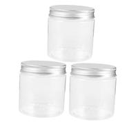KICHOUSE 3pezzi Barattoli Di Piccoli Mini Barattoli Per Conserve Contenitori Trasparenti Per Marmellata e Spezie Coperchio