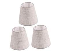 KICHOUSE 3pezzi Paralume in Tessuto Permpada Paralume Decorativo Per Casa Accessorio Permpada Crea Atmosfera Calda Senza Abbagliare