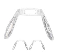 KICHOUSE 4 Pezzi Naselli Occhiali in Plastica Trasparente, Cuscinetti Nasali Antiscivolo a U, Supporto Naso per Montature Ottiche e Occhiali da Sole, Accessori per Montature, Sollievo