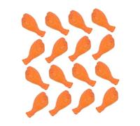 KICHOUSE 40 Miniature Chicken Drumstick Toys Realistic Braised Fake Food Models For Dollhouse Decoration Plastic Mini Meat Props For Kitchen Scenes And Pretend Play