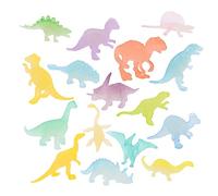 KICHOUSE 48 Pezzi Di Dinosauro Luminoso Il Dinosauro Illumina Buio Piccolo Dinosauro Giocattolo Bagliore Nel Dinosauro Scuro Piccoli Dinosauri Pvc