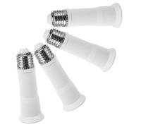 KICHOUSE 4pezzi Adattatore Presa Elettrica Per Portalampada Prolunga Per Lampadina Base Per Lampadina Convertitore Per Luce Da Incasso Utilizzabile in Cucina Camera Da Letto Negozio Ristora