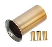 KICHOUSE 4pezzi Coperture in Ferro Per Base Candelabro Sleeve Per Portalampada Retro in Metallo Manicotti Per Lampadari Vintage Facili Da Installare Per Lampade Candela Cristallo Ed Europa