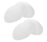 KICHOUSE 4pezzi Coppe Imbottite Uomo U-shaped in Poliestere e Pu, Design Leggero e Forato, Protezione e Valorizzazione per Costumi da Bagno e Sport