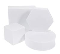 KICHOUSE 4pezzi Oggetti Fotografici Geometrici Per Prodotti Props Decorativi Per Fotografia Di Gioielli e Cosmetici Materiale Schiuma Facili Da Usare Per Negozi e Studi Fotografici