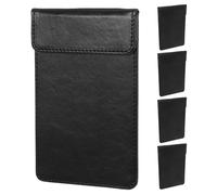 KICHOUSE 5 Pezzi Blocco Di Controllo Ospite Del Server Lavagna Blocco Ordini Per Camerieri Per Server Porta Bloc-notes Per Gli Ospiti Check Pad Per Gli Ospiti Black Pu