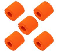 KICHOUSE 5 Pezzi Fermaporta in Schiuma Alta Densità Protezione Angoli Anticollisione e Antipizzicamento Cuscinetti Morbidi Silenziatori per Porte e Mobili Installazione Senza Attrezzi