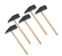 KICHOUSE 5 Pezzi Mini Martelli in Legno per Gioco Didattico di Coordinazione Mano-Occhio e Sviluppo Creativo Strumenti di Gioco per Ragazzi e Ragazze Regalo per Feste di Compleanno