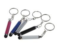 KICHOUSE 5 Pezzi Stilo Touch Screen Penne Stilo Per Touch Screen Penne a Stilo Capacitivo Penna Per Tablet Penna Stilo Capacitiva Portachiavi Stilo Portatile Stilo Per Portachiavi Plastica