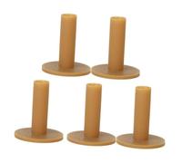 KICHOUSE 5 Pezzi Tee da Golf in Gomma Colore caffè Resistente e Leggero per Giornate Fredde e Pratica Golf