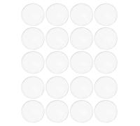 KICHOUSE 50 pezzi di copertura per faretti da soffitto: paralume a cupola in vetro trasparente per faretti MR16 GU10 - sostituzione del paralume per da incasso