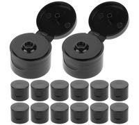KICHOUSE 50 Pezzi Tappo a Pressione per Bottiglie di Lozione in Plastica Coperchio Flip-Top 24/410 per Cosmetici e Emulsioni Accessorio Anti-Perdita per Shampoo e Crema Viso