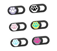 KICHOUSE 6 Pezzi Coperture Protettive per Webcam Laptop e Smartphone Coperture Anti-Sbirciatina in ABS Durevole Adesivo Protezione Privacy per Fotocamere di Tablet e PC