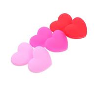 KICHOUSE 6 Smorzatori per Racchette Tennis Silicone Antivibrazione Forma Cuore Riduzione delle e Comfort per Compatibili con Tennis