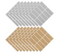 KICHOUSE 600 Adesivi Gratta e Scopri Rettangolari Oro e Argento, Etichette Premio Fai da Te Messaggi Nascosti per Feste e Programmi Fedeltà, Adesivi Ricompensa Personalizzabili