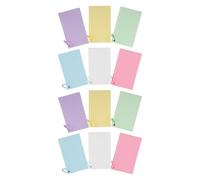 KICHOUSE 600 Pezzi Schede Indice Colorate con Anelli Metallici Blocchi Note Lineati per Studio e Ufficio Memo Pad Portatile per Scuola e Organizzazione Documenti