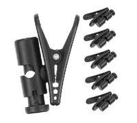 KICHOUSE 6pezzi Clip Per Microfono e Cuffie Fermacavi Per Auricolari e Microfono Design e Previene e Mantiene Organizzati Accessori Per Microfoni e Auricolari