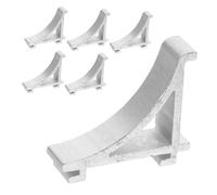 KICHOUSE 6pezzi Clip Per Ripiani Frigorifero Clip in Acciaio Per Ripiani Congelatore Supporto Metallo Per Scaffalature Parti Frigorifero Accessori