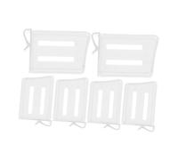 KICHOUSE 6pezzi Organizer Per Frigorifero Divisori Trasparenti Regolabili Per Frigorifero Divisorio in Plastica Per Clip Espandibili Per Separatori Per Organizzare Oggetti Armadio