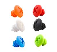 KICHOUSE 6pezzi Tappi Per Bottiglia Di Vino in Silicone Riutilizzabili e Ermetici Adatti Bottiglie Di Vino e Bevande Per Bar Casa e Ristorante