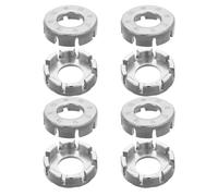 KICHOUSE 8 pezzi Chiave per Raggi Bicicletta Strumento Regolazione Tensione Raggi Antiscivolo Resistente per Manutenzione Ruote Mountain Bike