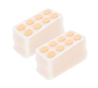 KICHOUSE 80paia Naselli Sostituibili Per Occhiali Di Cuscinetti Nasali in Adatti Per Sole Riduzione Del Carico Sul Naso Semplici Da Applicare e Rimuovere Non Si Deformano Facilmen