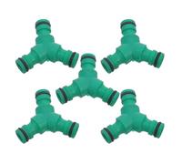 KICHOUSE Adattatore connettore Tubo Giardino 5 Pezzi - Splitter per Rubinetto Esterno in Materiale PP/Pom con distribuzione efficiente per irrigazione a Goccia