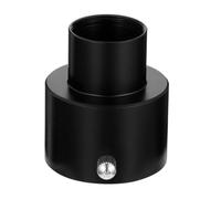 KICHOUSE adattatore per telescopio oculare del telescopio adattatore oculare in alluminio convertitore oculare in alluminio adattatore di montaggio Nero