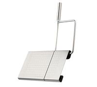 KICHOUSE Affettatrice per Formaggio in Acciaio Inox con Scala Graduata Tagliere per Pane e Salsicce con Cuscinetti Antiscivolo Utensile da Cucina Multifunzione per Affettare Formaggi