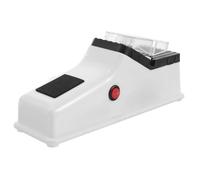 KICHOUSE Affilatrice Coltelli Elettrica in Plastica con Copertura Protettiva per Affilatura Rapida e Sicura di Coltelli da Cucina e Forbici, per Uso in Cucina e All'aperto