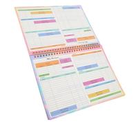 KICHOUSE Agenda Settimanale per Spese Casa e Budget Quaderno Contabile Portatile con Layout Semplice Copertina Robusta e Tracker Entrate Uscite per Organizzazione Finanziaria Quotidiana