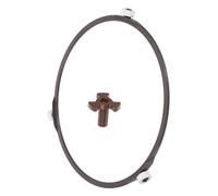 KICHOUSE Anello Rotante per Microonde Supporto Piatto in Vetro Resistente Ricambio per Forno Compatibile con Vari Modelli Rotazione Uniforme per Cottura Ottimale